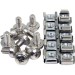 4XEM 4XM6CAGENUTS 50 Pkg M6 Rack Mounting Screws and Cage Nuts For Server Racks/Cabinets