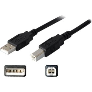 AddOn USBEXTAB6-5PK Bulk 5 Pack 6ft (1.8M) USB 2.0 A to B Extension Cable - M/M