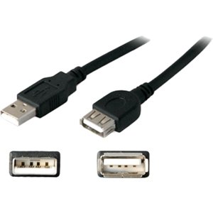 AddOn USBEXTAA6-5PK Bulk 5 Pack 6ft (1.8M) USB 2.0 A to A Extension Cable - M/F