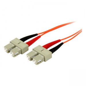 StarTech.com 50FIBPSCSC3 3m OFNP Plenum Multimode 50/125 Duplex Fiber Patch Cable SC - SC