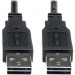 Tripp Lite UR020-006 Universal Reversible USB 2.0 A-Male to A-Male Cable - 6ft