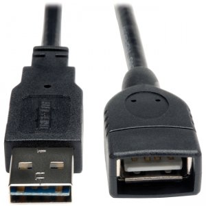 Tripp Lite UR024-010 Universal Reversible USB 2.0 A-Male to A-Female Extension Cable - 10ft