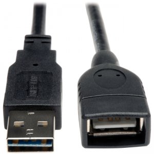 Tripp Lite UR024-006 Universal Reversible USB 2.0 A-Male to A-Female Extension Cable - 6ft