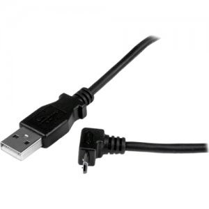 StarTech.com USBAUB1MU 1m Micro USB Cable - A to Up Angle Micro B