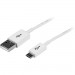 StarTech.com USBPAUB50CMW 0.5m White Micro USB Cable - A to Micro B