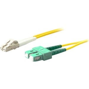 AddOn ADD-ASC-LC-1M9SMF 1m SMF 9/125 Duplex (APC-SC/LC) ASC/LC OS1 Yellow LSZH Patch Cable