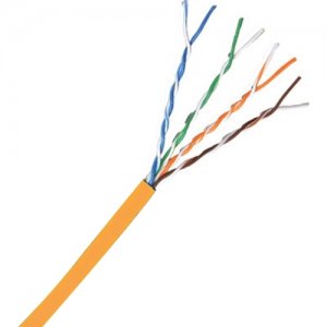 Comprehensive C5E350ORA-1000 Cat 5e 350MHz Solid Orange Bulk Cable 1000ft