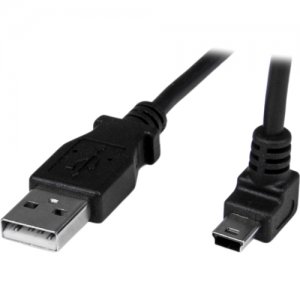 StarTech.com USBAMB1MU 1m Mini USB Cable - A to Up Angle Mini B