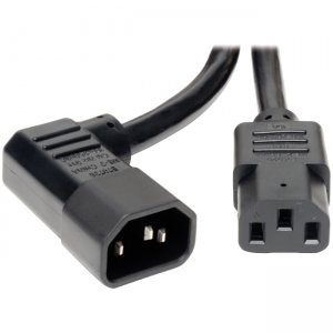 Tripp Lite P005-006-14LA 6-ft. Heavy-Duty 14AWG Power Cord (IEC-320-C13 to Left-Angle IEC-320