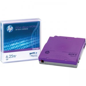 HP C7976W LTO-6 Ultrium 6.25TB MP WORM Data Cartridge