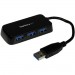 StarTech.com ST4300MINU3B Portable 4 Port SuperSpeed Mini USB 3.0 Hub - Black