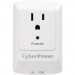 CyberPower CSP100TW Professional 1-Outlet Surge Suppressor with RJ-11 and Wall Tap Plug