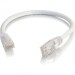 C2G 00939 6in Cat5e Snagless Unshielded (UTP) Network Patch Cable - White