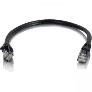 C2G 00953 6in Cat6 Snagless Unshielded (UTP) Network Patch Cable - Black