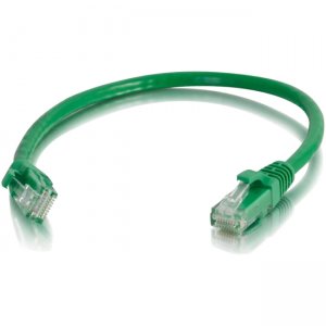 C2G 00954 6in Cat6 Snagless Unshielded (UTP) Network Patch Cable - Green
