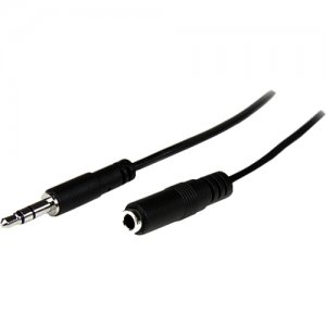 StarTech.com MU2MMFS 2m Slim 3.5mm Stereo Extension Audio Cable - M/F