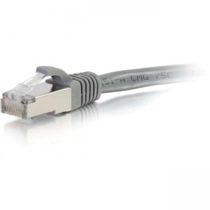 C2G 00642 5ft Cat6a Snagless Shielded (STP) Network Patch Cable - Gray