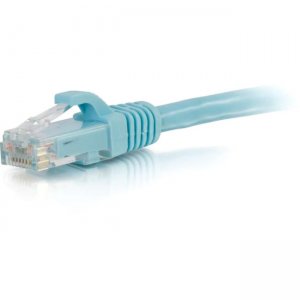 C2G 00759 3ft Cat6a Snagless Unshielded (UTP) Network Patch Cable - Aqua