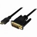 StarTech.com HDCDVIMM2M 2m Mini HDMI to DVI-D Cable - M/M