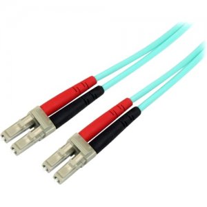 StarTech.com A50FBLCLC3 3m 10 Gb Aqua Multimode 50/125 Duplex LSZH Fiber Patch Cable LC - LC