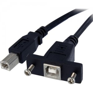 StarTech.com USBPNLBFBM3 3 ft Panel Mount USB Cable B to B - F/M