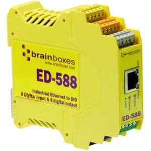 Brainboxes ED-588 Ethernet to Digital IO 8 Inputs + 8 Outputs