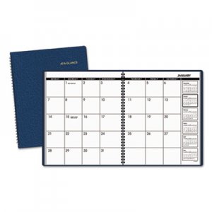 At-A-Glance AAG7026020 Monthly Planner, 8 7/8 x 11, Navy, 2017-2018 70-260-20