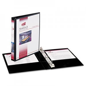 Avery AVE27725 Mini Size Durable View Binder w/Round Rings, 8 1/2 x 5 1/2, 1/2" Cap
