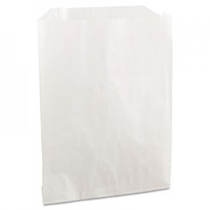 Bagcraft BGC450019 Grease-Resistant Single-Serve Bags, 6" x 7.25", White, 2,000/Carton