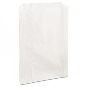 Bagcraft BGC300422 Grease-Resistant Single-Serve Bags, 6.5" x 8", White, 2,000/Carton