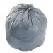 Boardwalk BWK3339SEH Low-Density Waste Can Liners, 33 gal, 1.1 mil, 33" x 39", Gray, 100/Carton