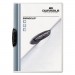 Durable DBL226301 Swingclip Polypropylene Report Cover, Letter Size, Clear/Black Clip, 25/Box 2263-01