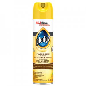 Pledge SJN301168 Furniture Polish, Lemon, 13.8oz, Aerosol