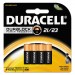 Duracell MN21B4PK Coppertop Alkaline Batteries with Duralock Power Preserve Technology,12V, 4/Pk DURMN21B4PK