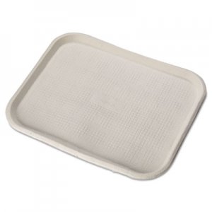 Chinet HUH20804CT Savaday Molded Fiber Food Trays, 14 x 18, White, Rectangular, 100/Carton