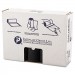 Inteplast Group IBSS404816K High-Density Can Liner, 40 x 48, 45gal, 16mic, Black, 25/Roll, 10 Rolls/Carton