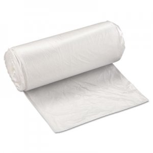 Inteplast Group IBSS243308N High-Density Can Liner, 24 x 33, 16gal, 8mic, Clear, 50/Roll, 20 Rolls/Carton