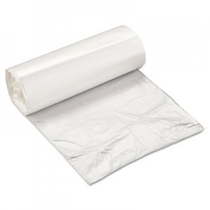 Inteplast Group IBSEC2424N High-Density Can Liner, 24 x 24, 10gal, 5mic, Clear, 50/Roll, 20 Rolls/Carton