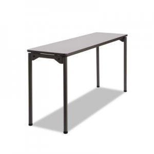 Iceberg ICE65877 Maxx Legroom Rectangular Folding Table, 60w x 18d x 29-1/2h, Gray/Charcoal