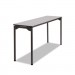 Iceberg ICE65877 Maxx Legroom Rectangular Folding Table, 60w x 18d x 29-1/2h, Gray/Charcoal