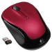 Logitech 910002651 M325 Wireless Mouse, Right/Left, Red LOG910002651