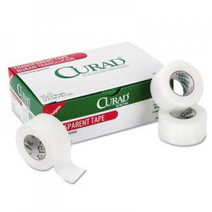 Curad NON270201 Transparent Surgical Tape, 1" x 10 yds, Clear, 12/Pack MIINON270201