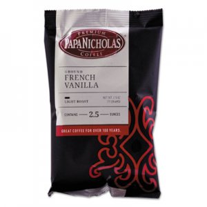 PapaNicholas Coffee PCO25188 Premium Coffee, French Vanilla, 18/Carton