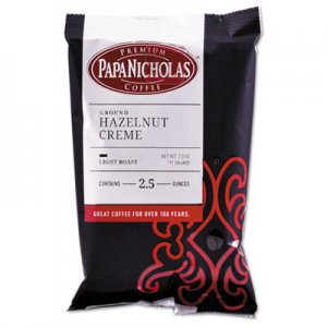 PapaNicholas Coffee 25187 Premium Coffee, Hazelnut Creme, 18/Carton PCO25187