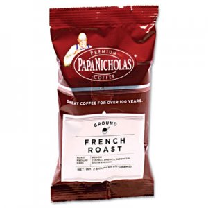 PapaNicholas Coffee 25183 Premium Coffee, French Roast, 18/Carton PCO25183