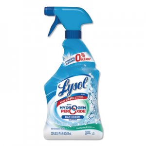 LYSOL Brand RAC85668 Bathroom Cleaner with Hydrogen Peroxide, Cool Spring Breeze, 22 oz Trigger Spray Bottle