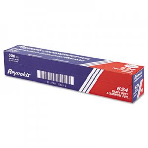 Reynolds Wrap RFP624 Heavy Duty Aluminum Foil Roll, 18" x 500 ft, Silver