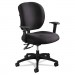Safco 3391BL Alday Series Intensive Use Chair, 100% Polyester Back/100% Polyester Seat, Black SAF3391BL