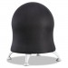 Safco 4750BL Zenergy Ball Chair, 22 1/2" Diameter x 23" High, Black/Silver SAF4750BL