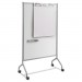 Safco SAF8511GR Impromptu Magnetic Whiteboard Collaboration Screen, 42w x 21.5d x 72h, Gray/White